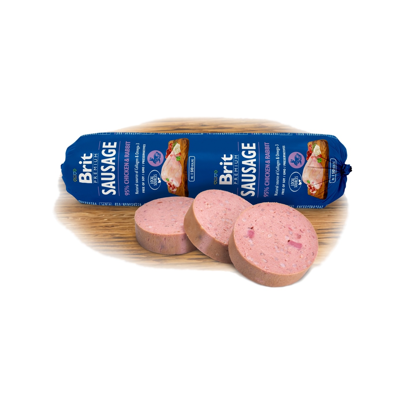 Brit Premium Brit Sausage Chicken & Rabbit 800g