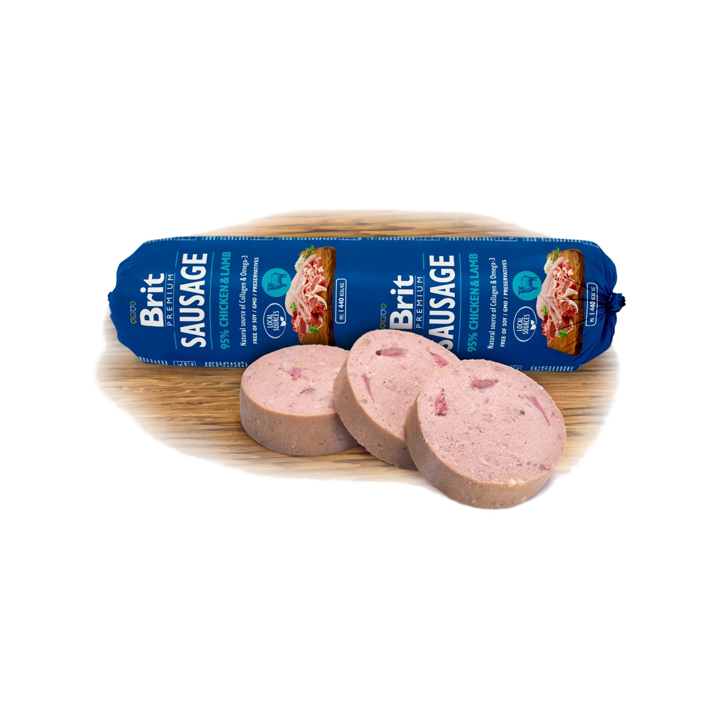 Brit Premium Brit Sausage Chicken & Lamb 800g