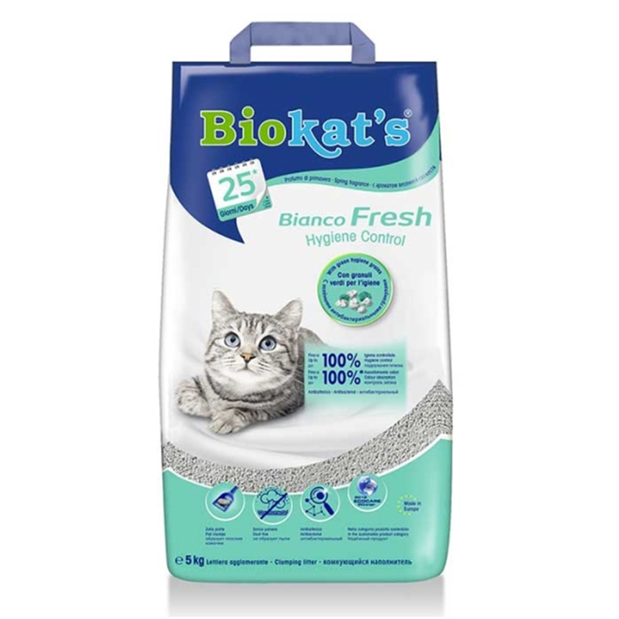 Biokat's Bianco Fresh Control podestýlka 5kg