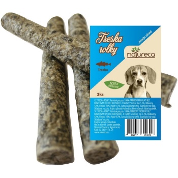 Natureca rolky z tresky 3ks 75g