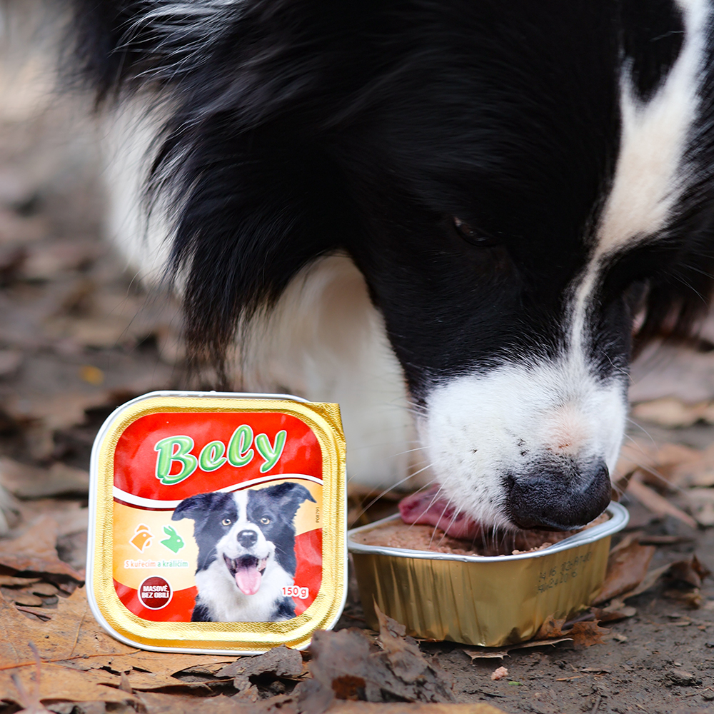 Bely paštika pro psy kuřecí s králíkem 150g Obrázek