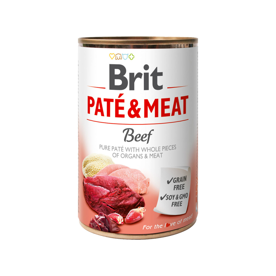 Brit Dog konz Paté & Meat Beef 400g + Množstevní sleva