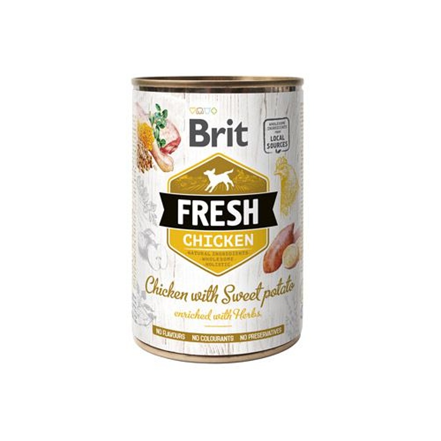 Brit Fresh Dog Chicken with Sweet Potato 400g