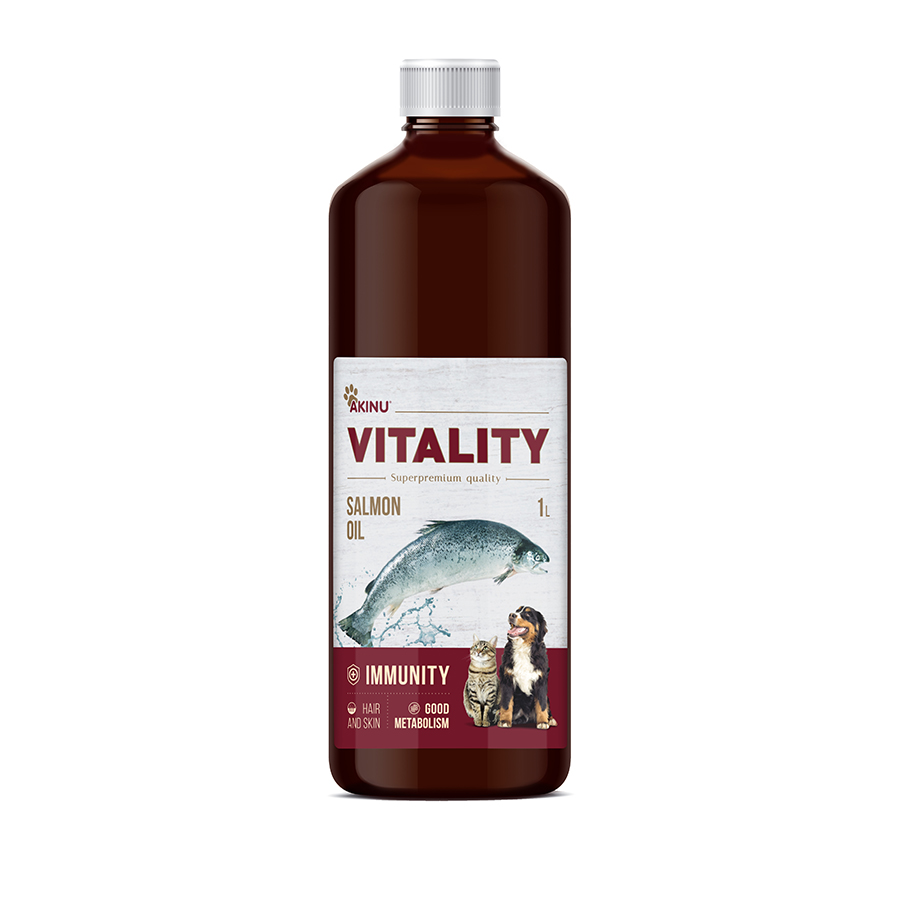 Akinu VITALITY Lososový olej 1 l