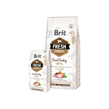 Brit Fresh Dog Turkey & Pea Light Fit & Slim 2,5kg