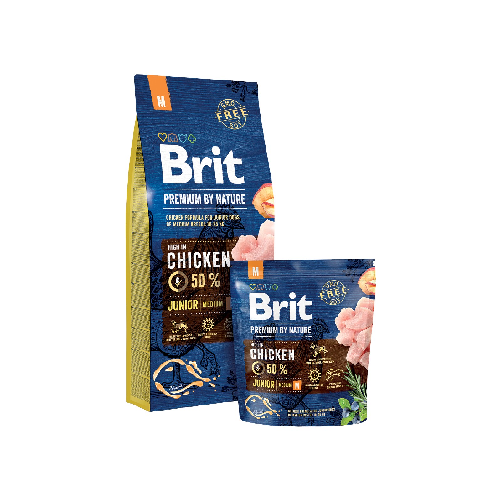 Brit Premium Dog by Nature Junior M 15kg