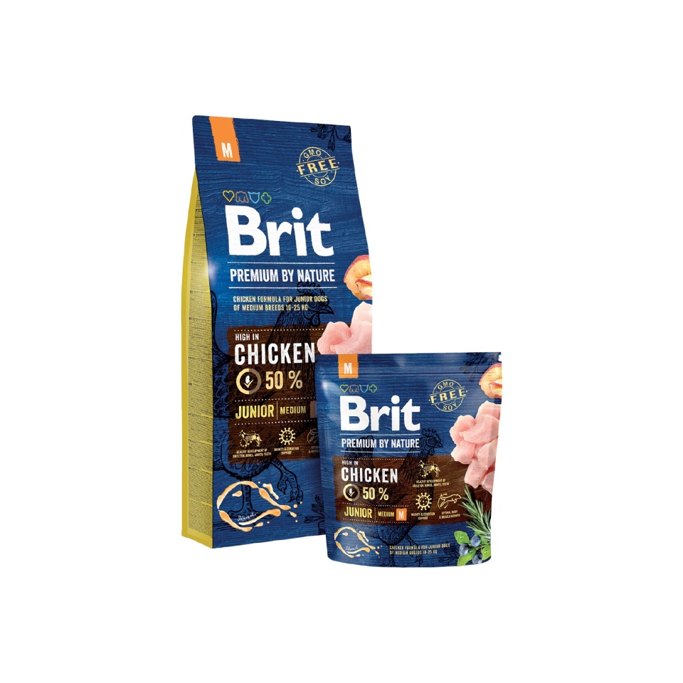 Brit Premium Dog by Nature Junior M 1kg