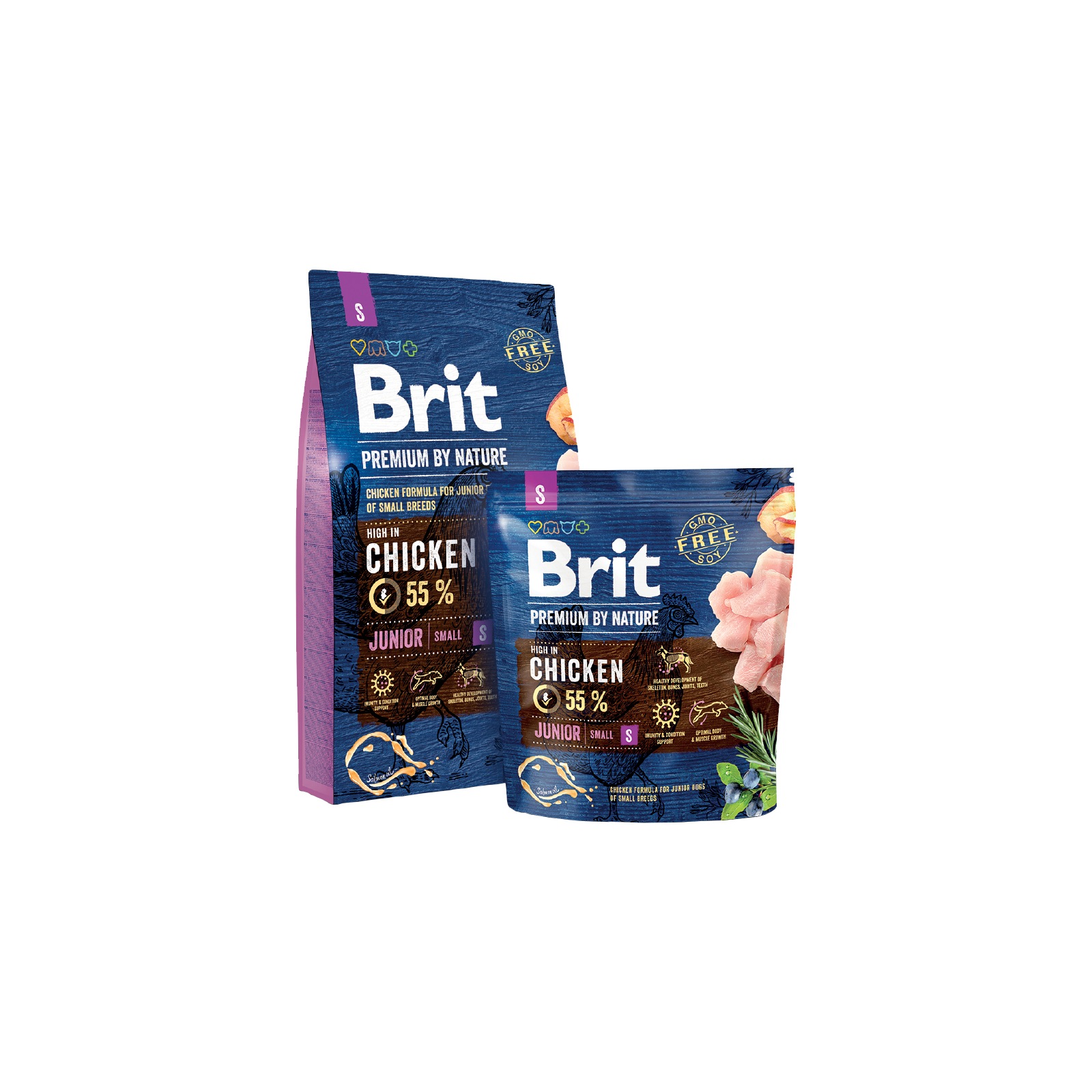 Brit Premium Dog by Nature Junior S 3kg