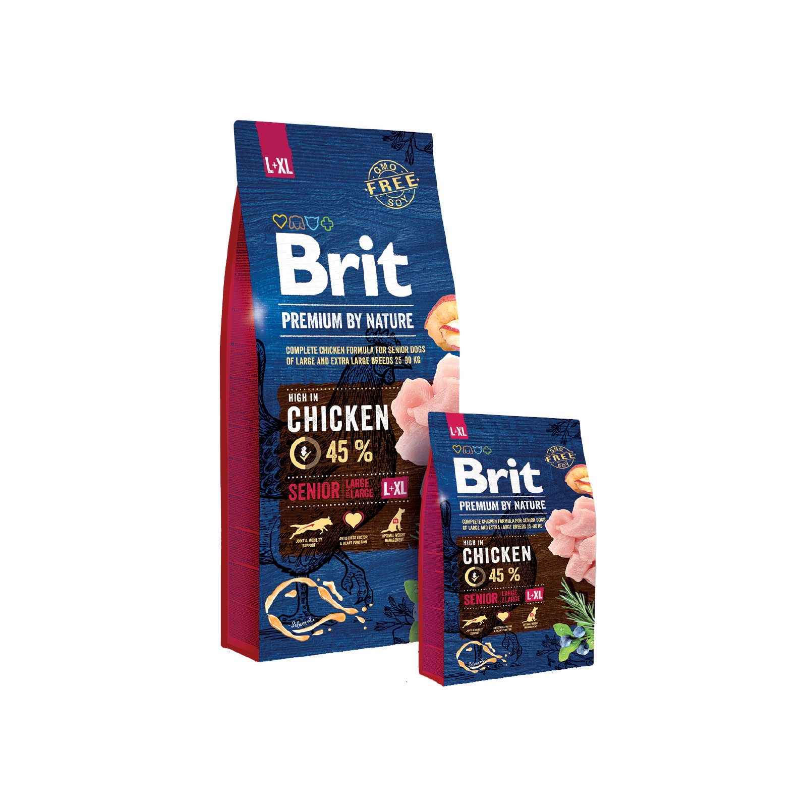 Brit Premium Dog by Nature Senior L+XL 15kg