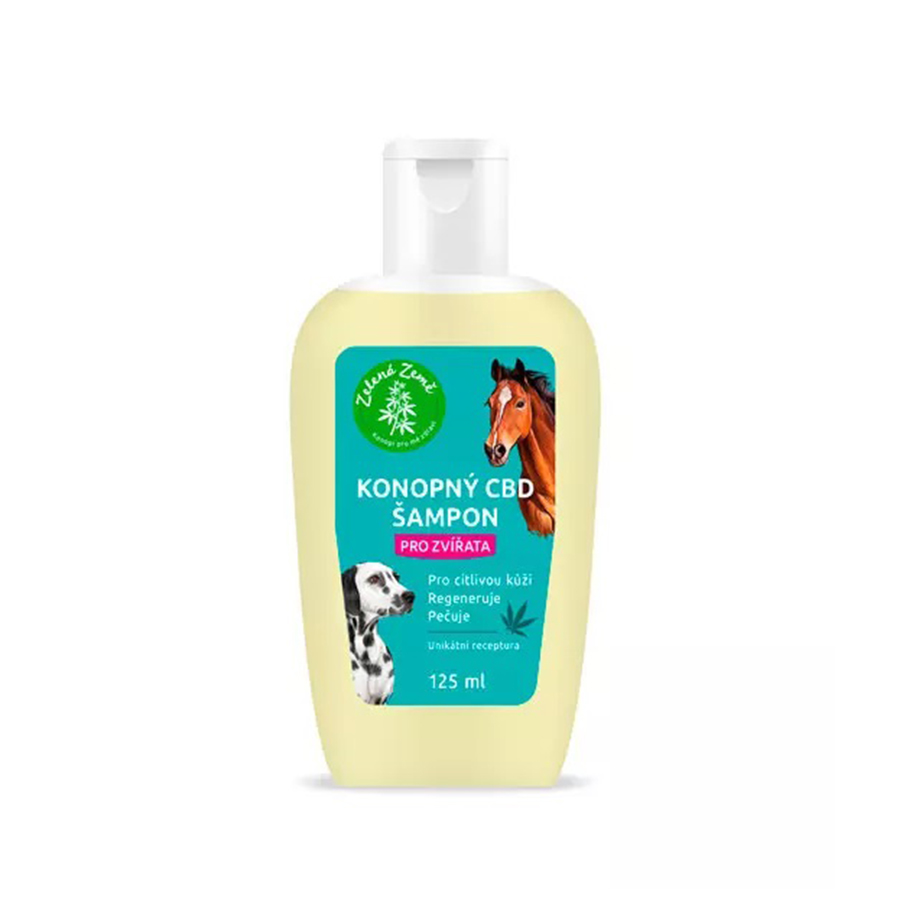 Zelená Země CBD šampon pro zvířata 125 ml