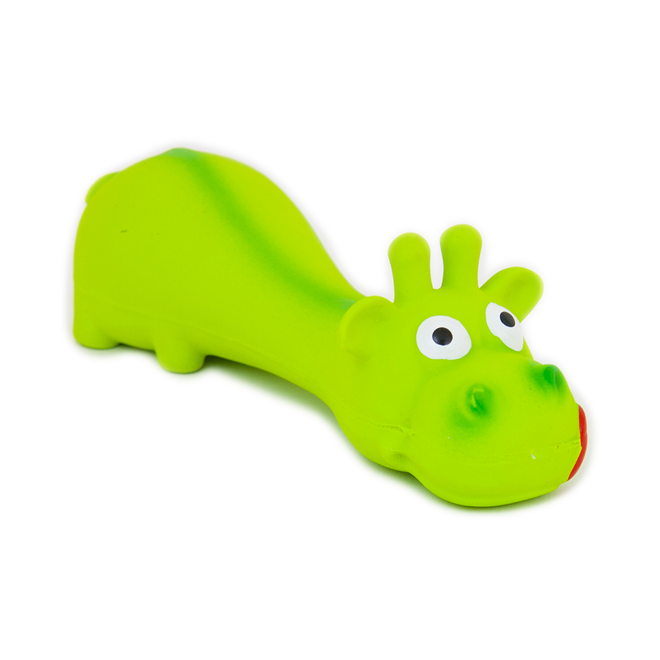 Akinu hračka pro psa latex žirafa zelená 16cm