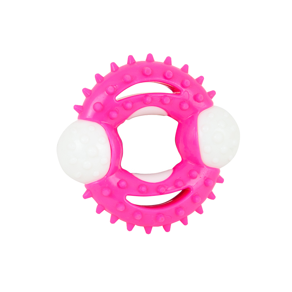 Akinu dental kruh STRONG NYLON pro psy 10 cm Barva: Žlutá Obrázek