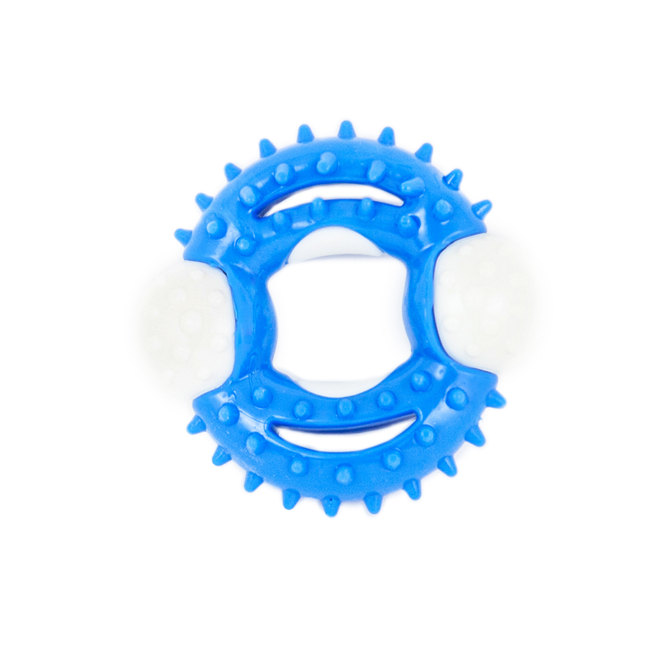 Akinu dental kruh STRONG NYLON pro psy 10 cm Barva: Žlutá Obrázek