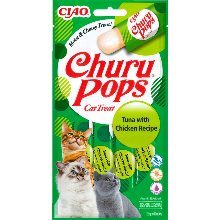 Churu Cat Pops Tuna with Chicken 4x15g