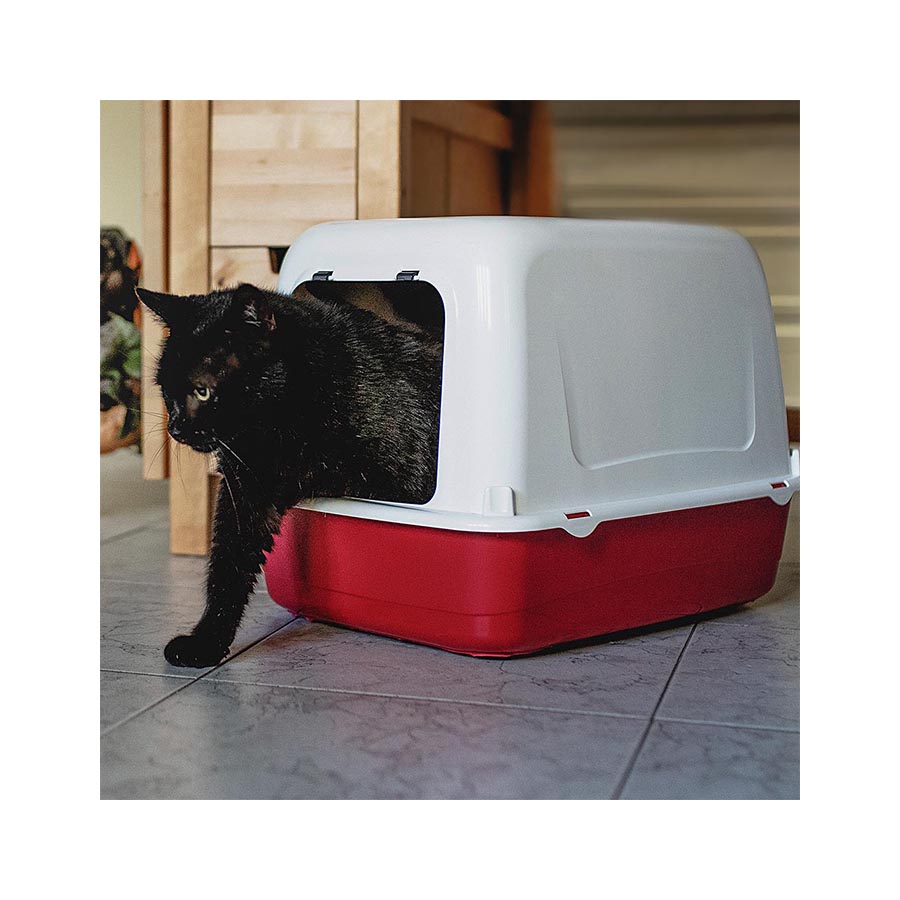 Ferplast HOME ARIEL 10 krytá toaleta pro kočky Obrázek