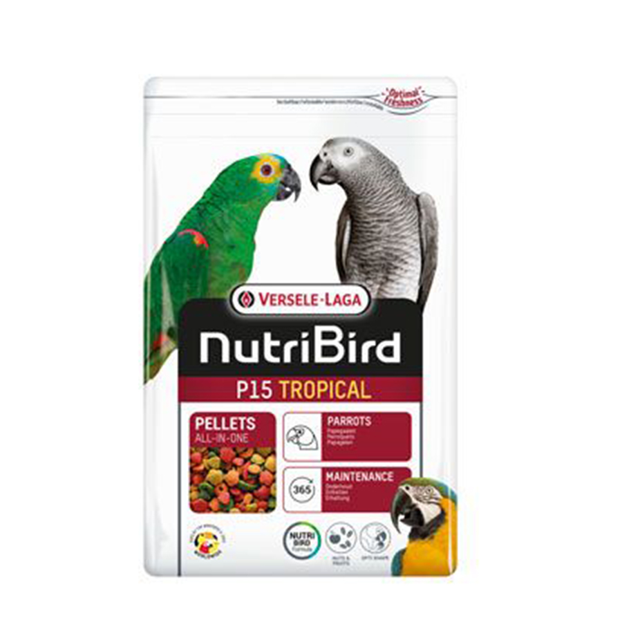 Versele-Laga Nutribird P15 Tropical pro papoušky 3kg