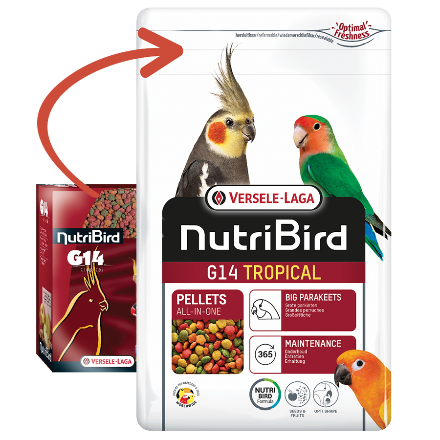 Versele-Laga Nutribird G14 Tropical pro papoušky 1 kg NEW