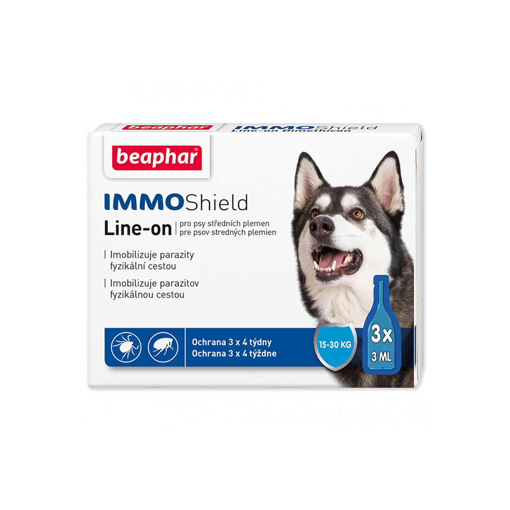 Beaphar Line-on IMMO Shield pes M 3x3 ml