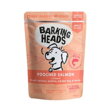 BARKING HEADS Pooched Salmon kapsička 300g