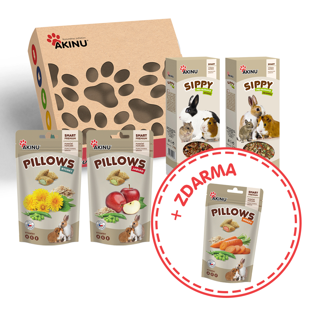 Akinu HAPPY BOX Pamlsky pro hlodavce