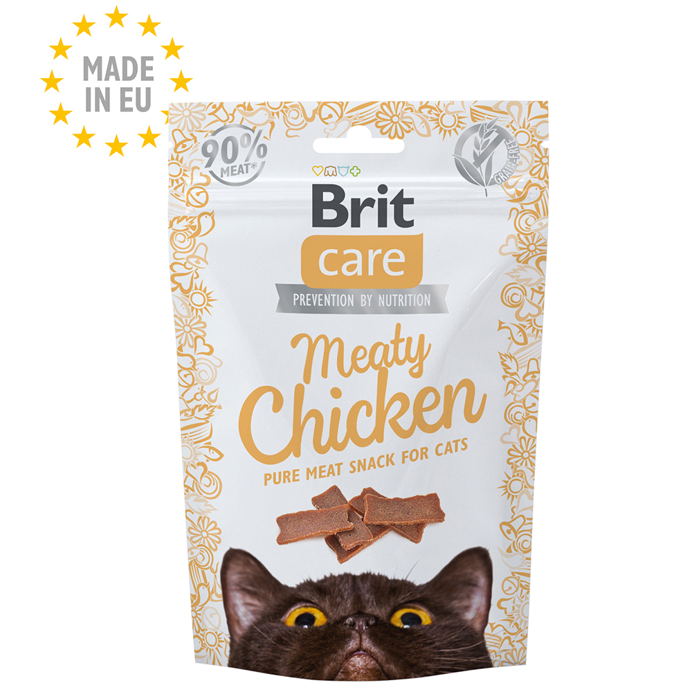 Brit Care Cat Snack Meaty Chicken 50g