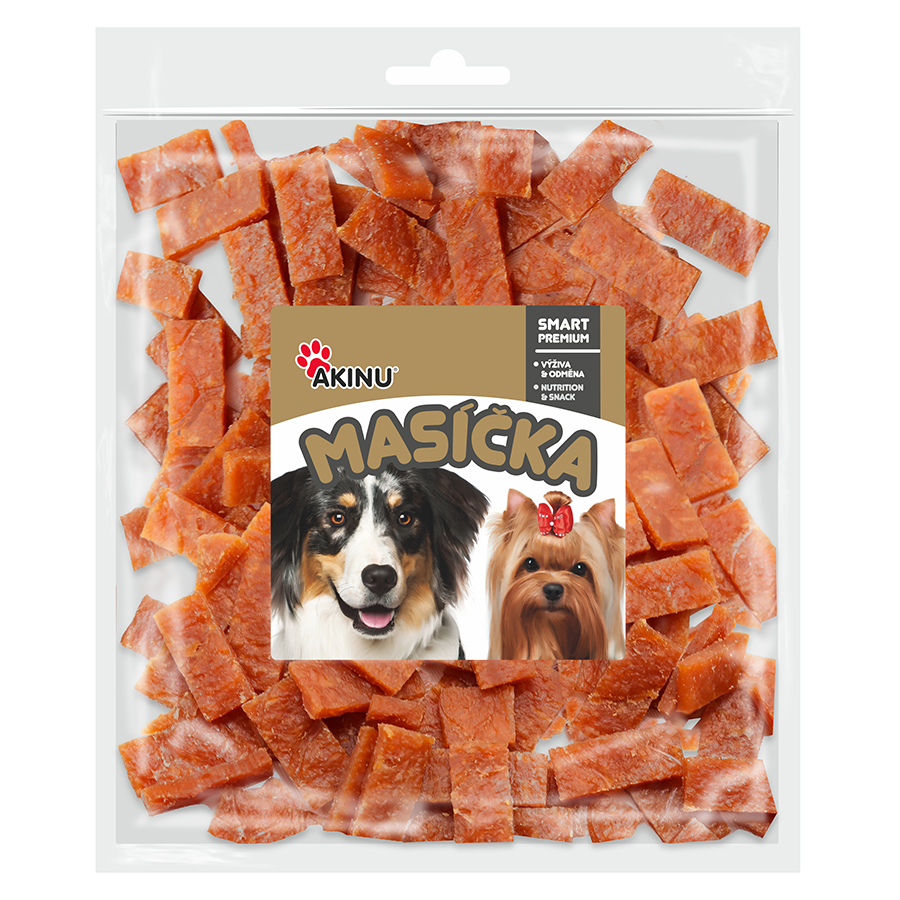 Akinu Masíčka kuřecí pásky pro psy 300 g Obrázek