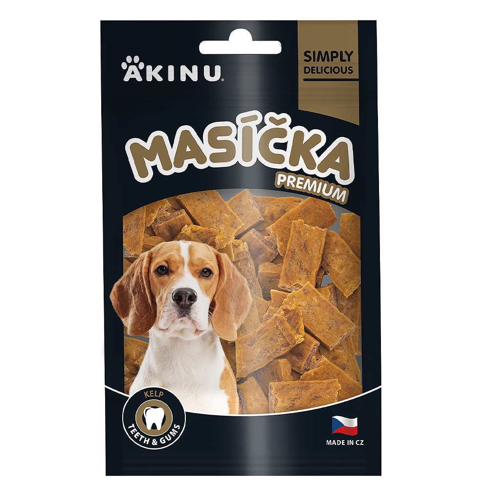 Masíčka Prémium Akinu MASÍČKA PREMIUM Dental pamlsek pro psy 75 g