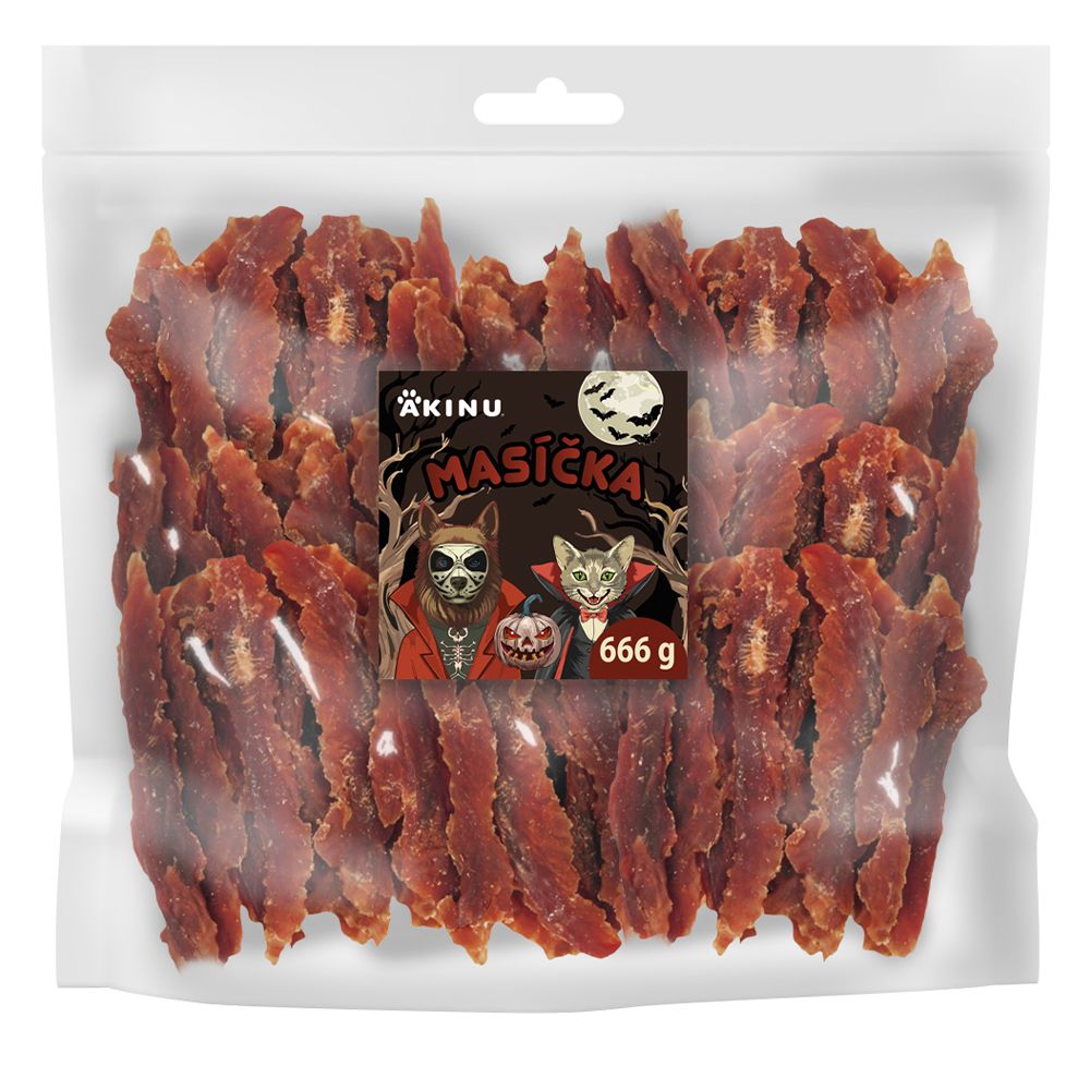 Akinu MASÍČKA Kachní prsíčka pamlsek pro psy 666 g