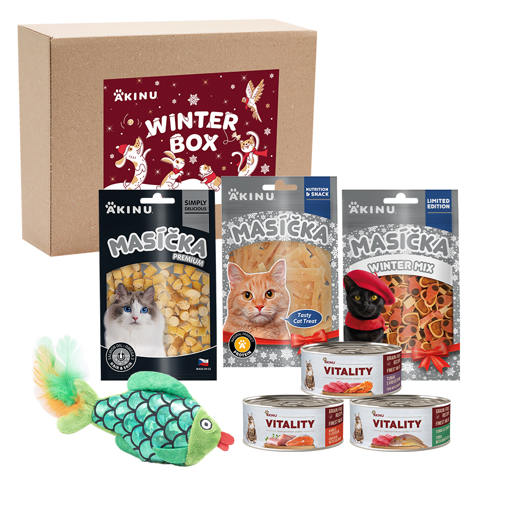 MINI WINTER BOX pro kočky Akinu