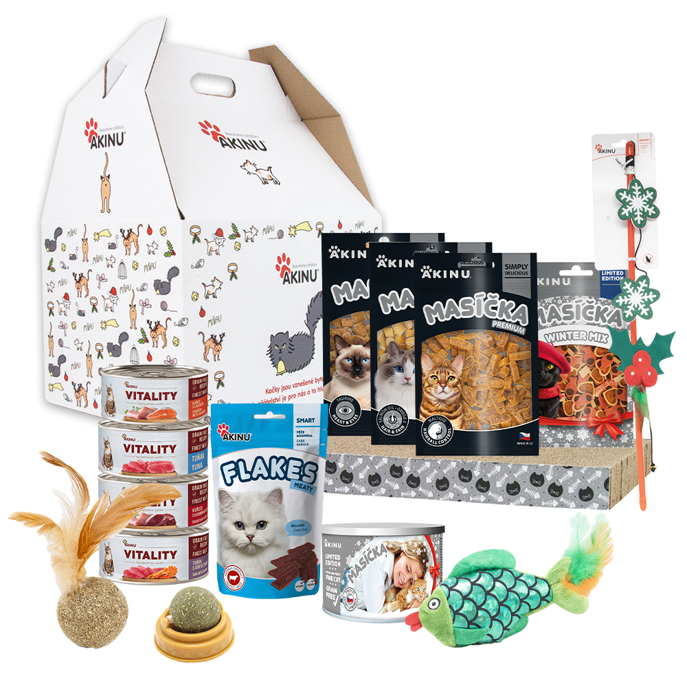 PREMIUM MAXI WINTER BOX pro kočky Akinu
