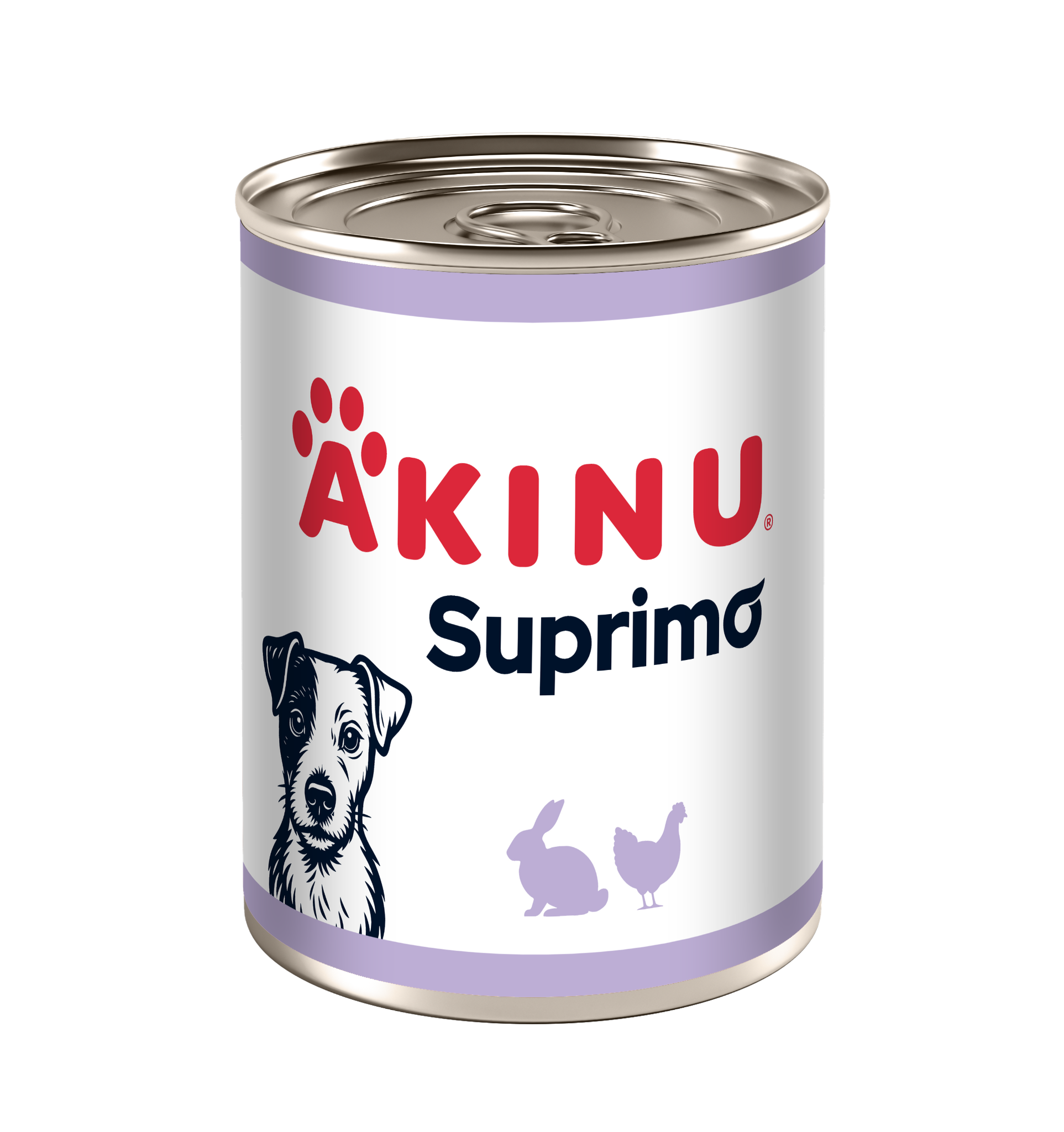 Akinu SUPRIMO Mleté s králičím konzerva pro psy 400 g