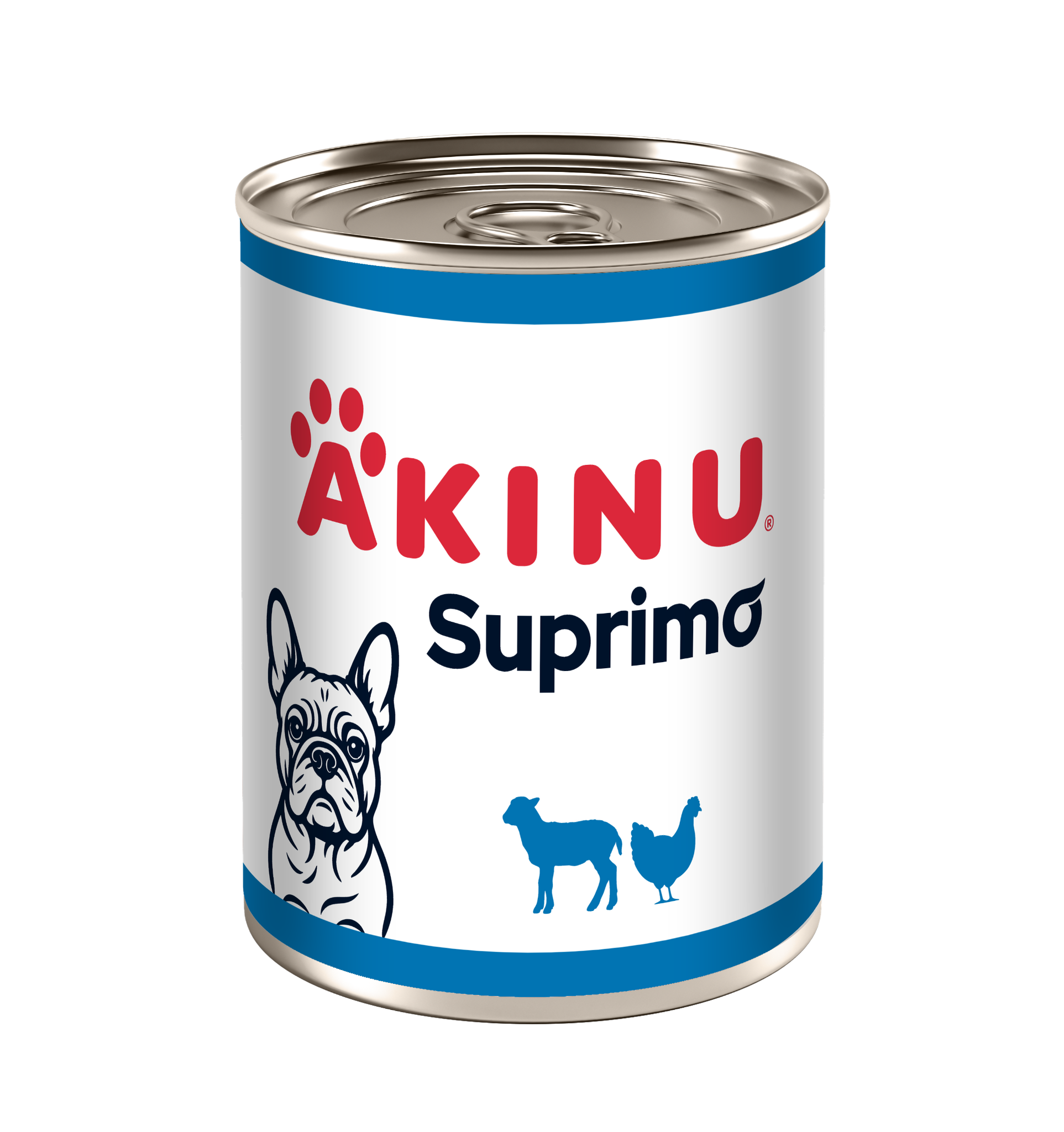 Akinu SUPRIMO Mleté s jehněčím konzerva pro psy 400 g