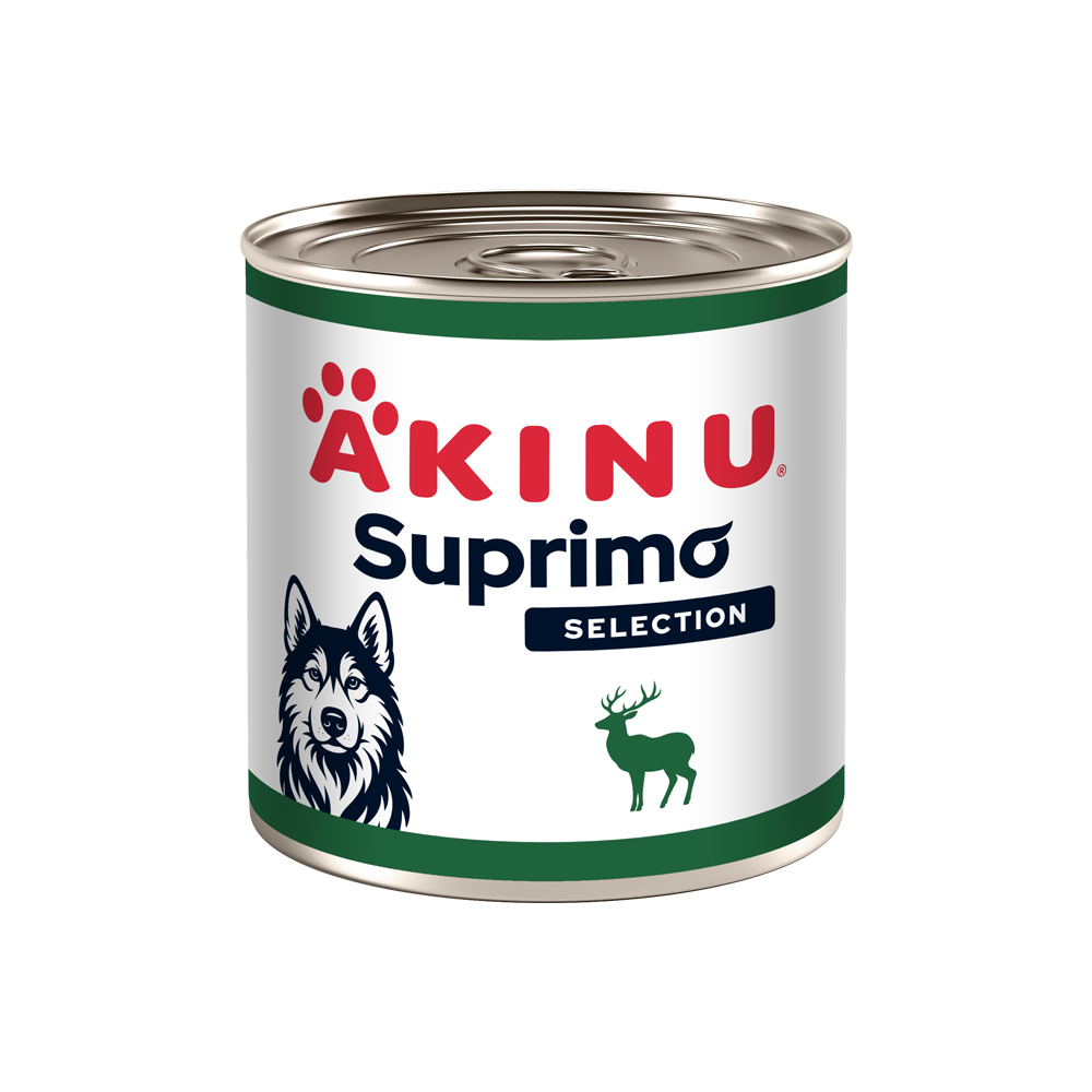 Akinu SUPRIMO SELECTION Zvěřina kousky konzerva pro psy 400 g