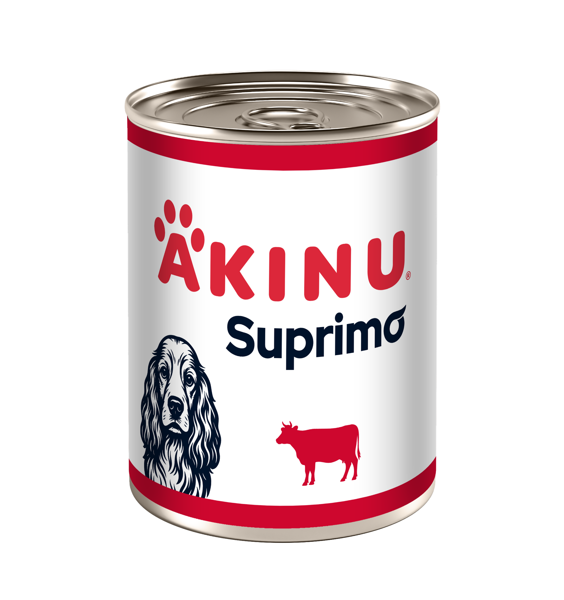Akinu SUPRIMO Mleté s hovězím konzerva pro psy 400 g