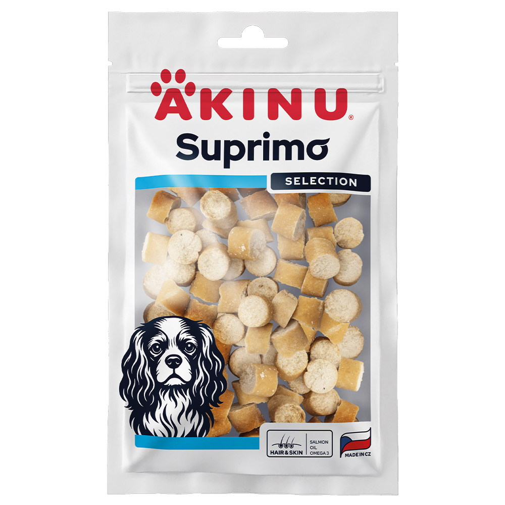 Akinu SUPRIMO SELECTION Hair & Skin pamlsek pro psy 75 g