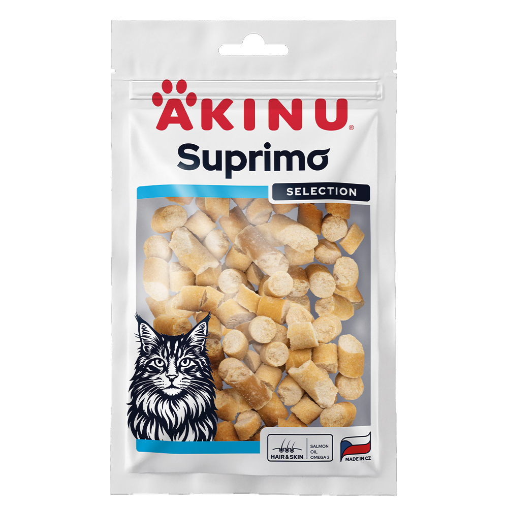 Akinu SUPRIMO SELECTION Hair & Skin pamlsek pro kočky 50 g