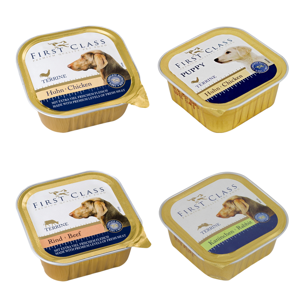 First class MIX paštiky pro psy 4 x 150 g