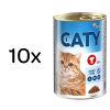 Akinu CATY Hovězí kousky v omáčce konzerva pro kočky 10 x 415 g