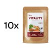 Akinu VITALITY Hmyzí vývar kapsa pro psy na cesty 10 x 200 g