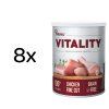 Akinu VITALITY Kuřecí jemně krájené konzerva pro kočky 8 x 400 g