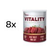 Akinu VITALITY Hovězí jemně krájená svalovina 8 x 400 g