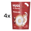 HUGS by Akinu Sandy Silika gel (jemný - 0,5 - 2 mm) stelivo pro kočky 4 x 7,2 l