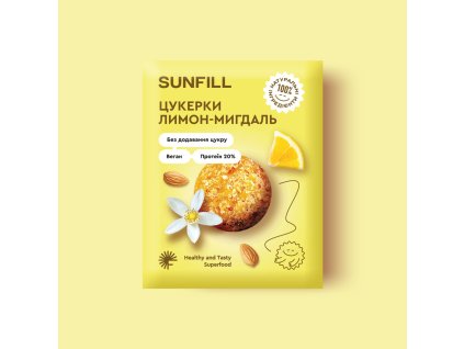 Proteínové bonbóny „Mandle – Citrón“, 73 g