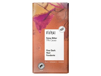 vivani horka cokolada 71 bio 100 g