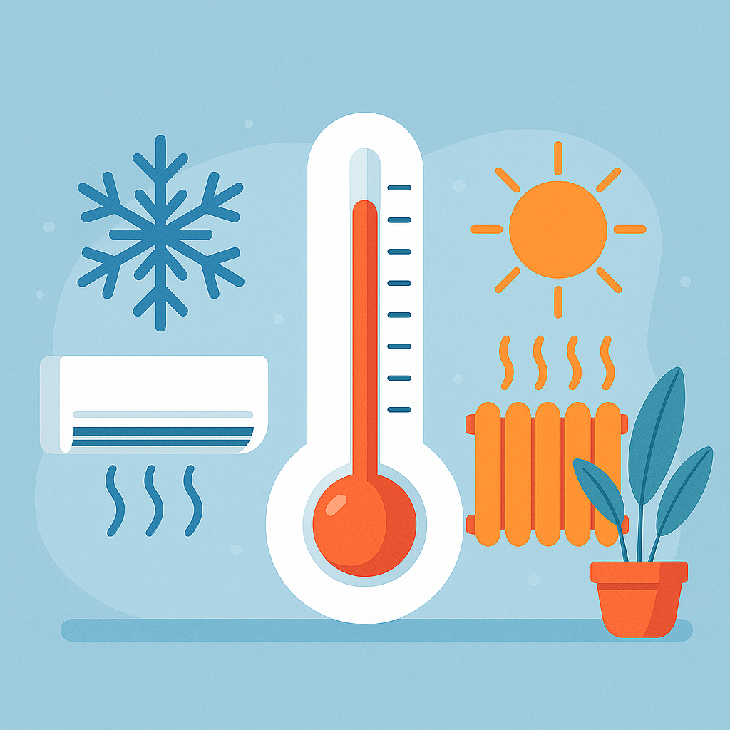 Ideálna teplota v byte: Koľko stupňov v lete a v zime je správne?