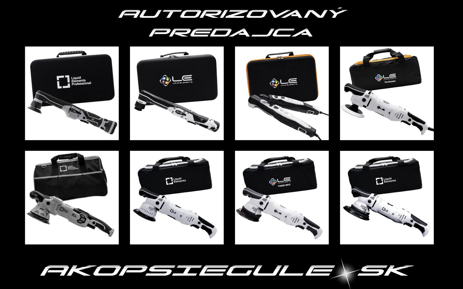 Leštičky Liquid Elements skladom