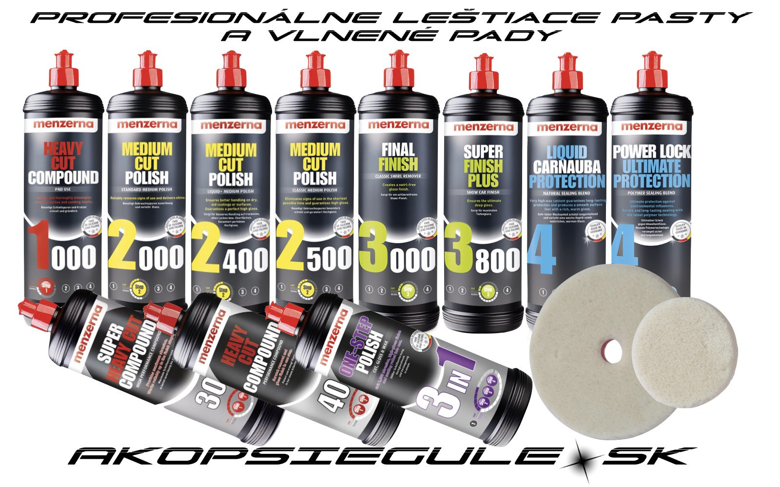 Menzerna leštiace pasty