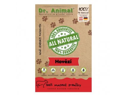 dranimal 100 hovadzie masove pruzky 80 g