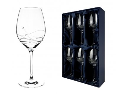 Classic - nápojový set sklenic na červené víno se Swarovski® Elements - akristal.cz