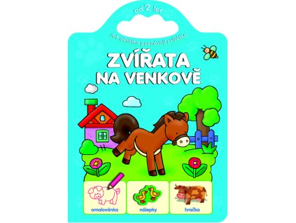 6056 CZ Dzieciaki poznają zwierzaki. Zwierzęta wiejskie